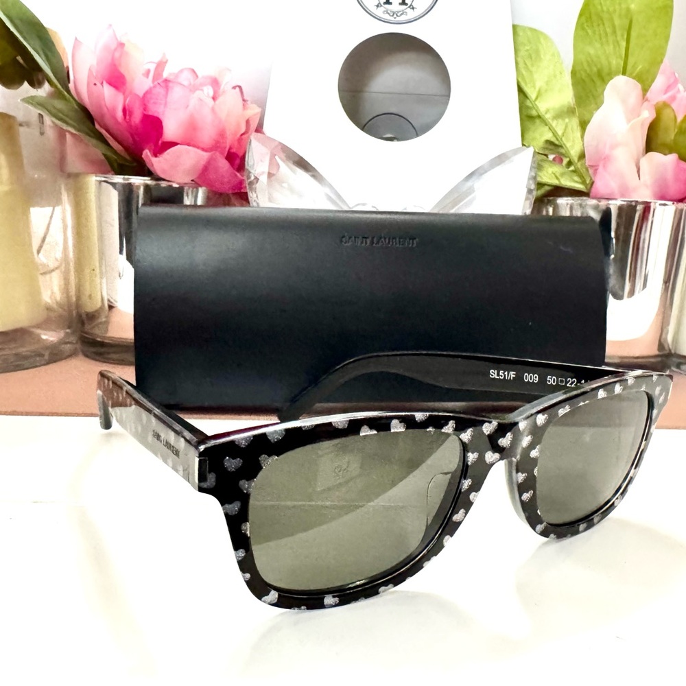 Saint Laurent Heart Frame Sunglasses